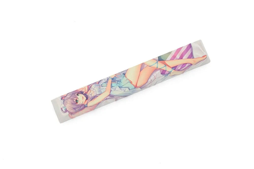 Novelty allover dye subbed Keycaps spacebar pbt  Luo Tianyi ルオ・テンイ 洛天依 OEM VOCALOID