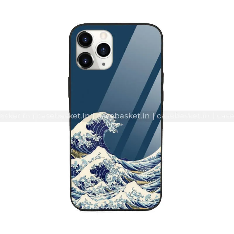 Ocean Anime Glass Phone Cover