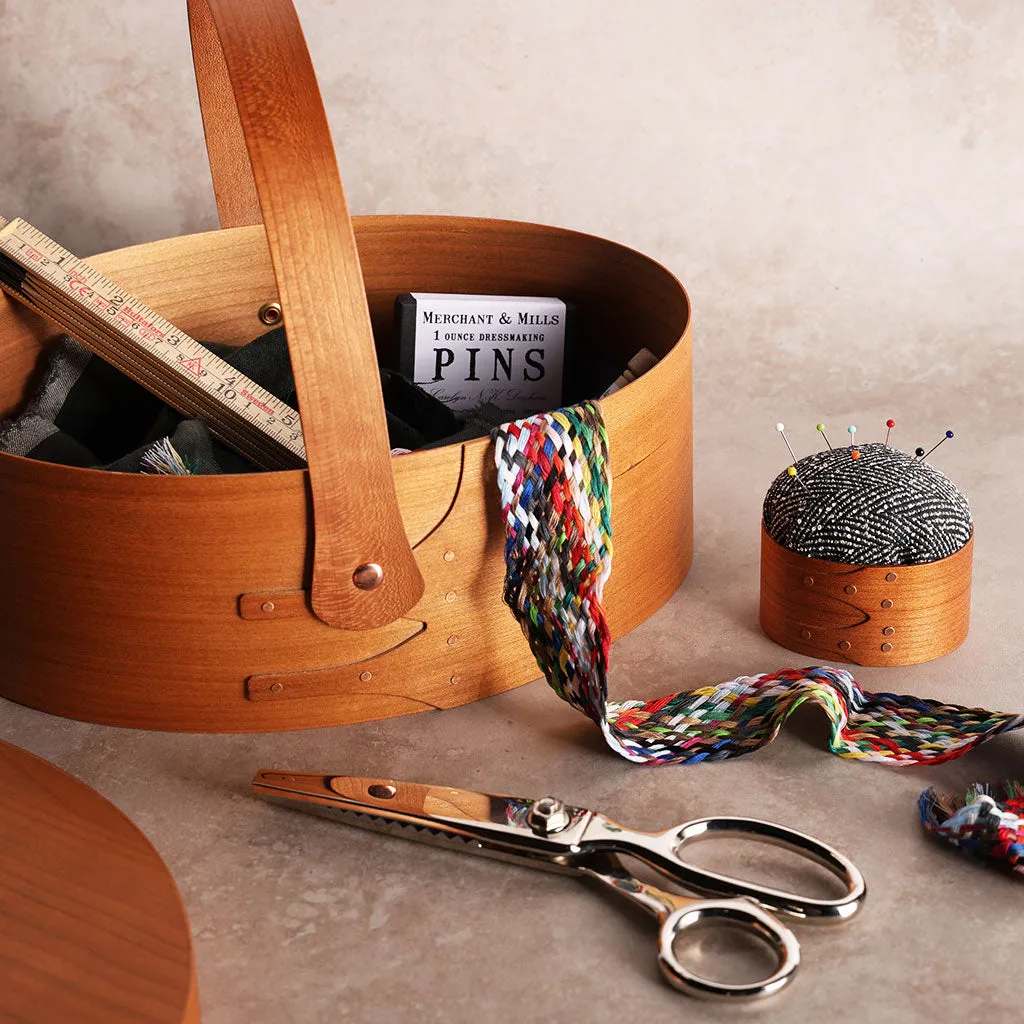 Oval Wood Shaker Box with Handle