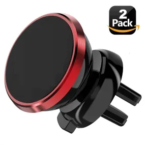 Pack of 2 magnetic air vent phone mounts