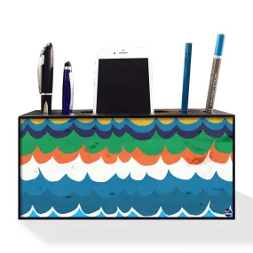 Pen Mobile Stand Holder Desk Organizer - Waves