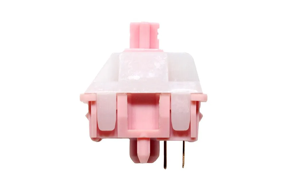 Pink Pig Switch V3 Linear 5pin RGB SMD 62g mx switch for mechanical keyboard POM Nylon Long Spring Factory Lubed