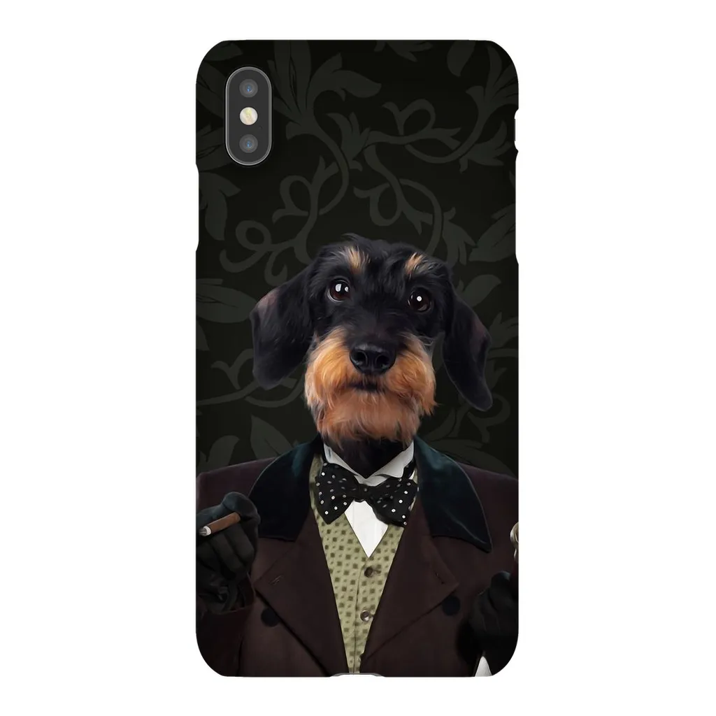 POLKA FACE CUSTOM PET PORTRAIT PHONE CASE