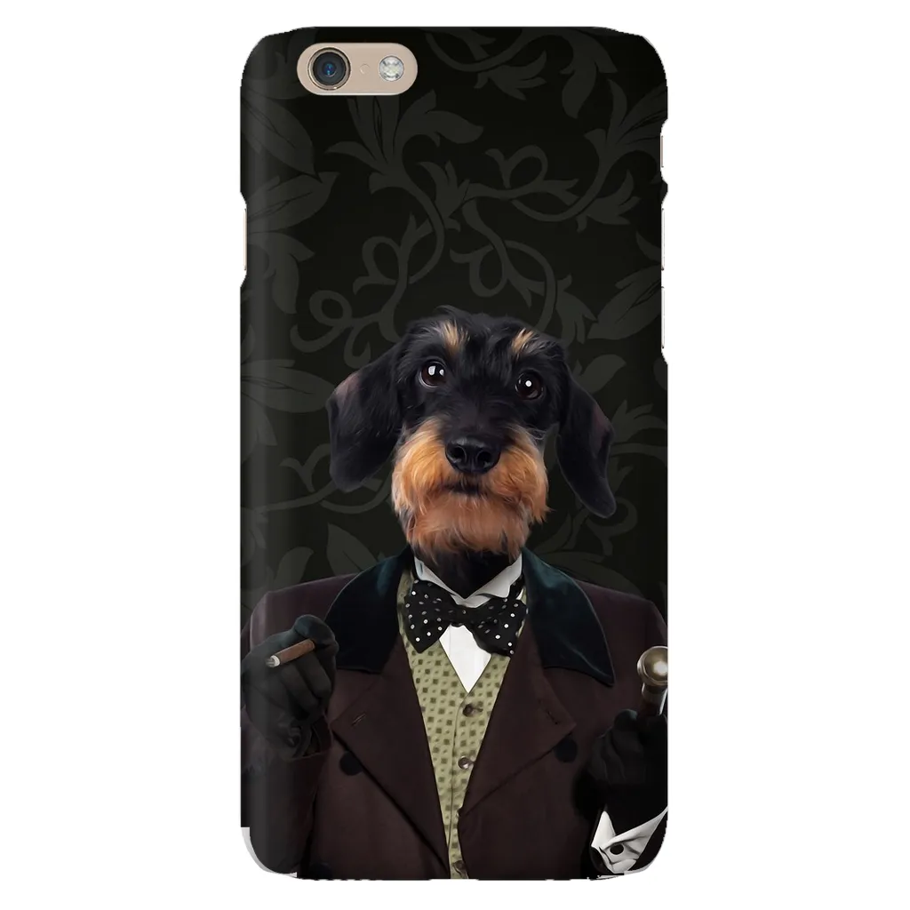 POLKA FACE CUSTOM PET PORTRAIT PHONE CASE