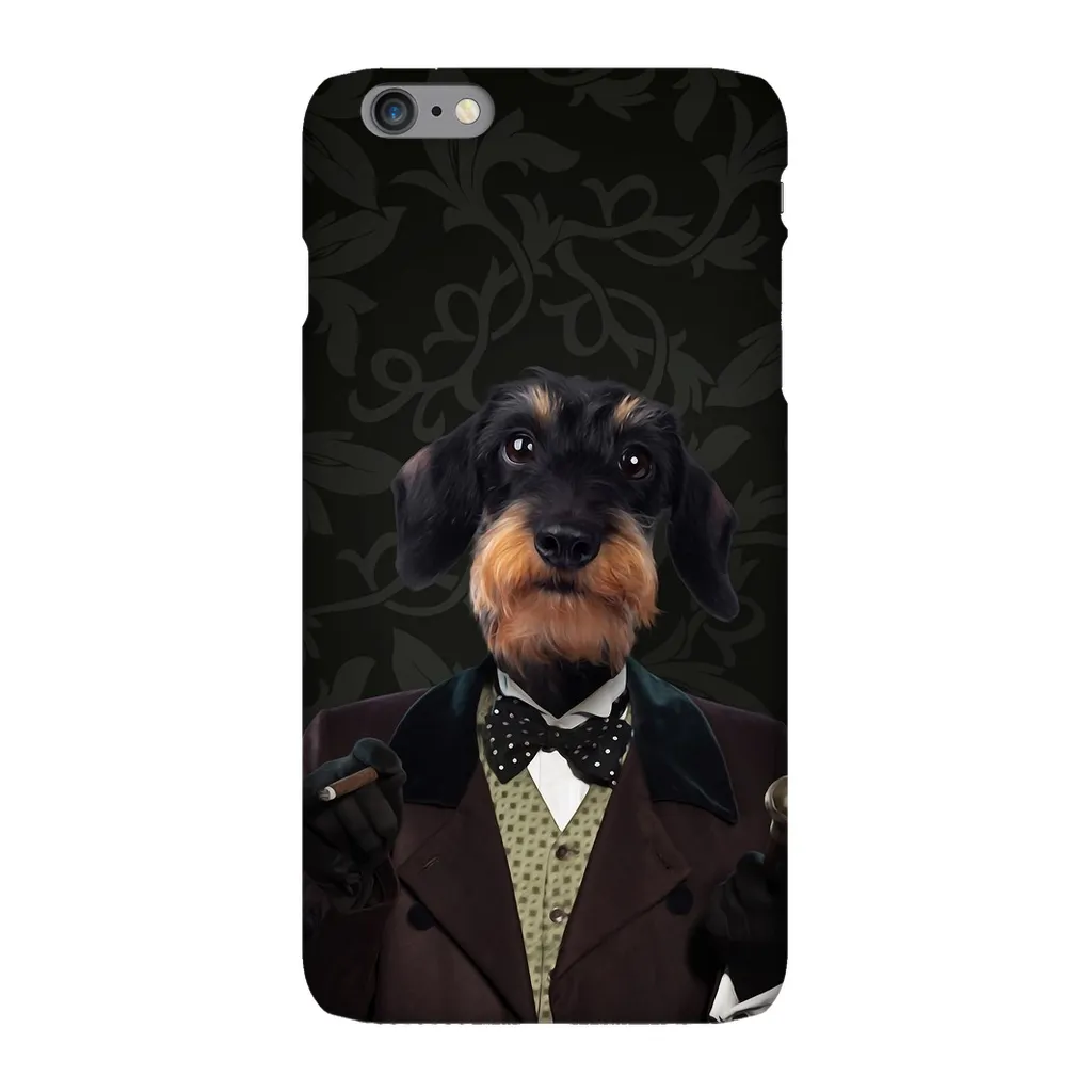 POLKA FACE CUSTOM PET PORTRAIT PHONE CASE