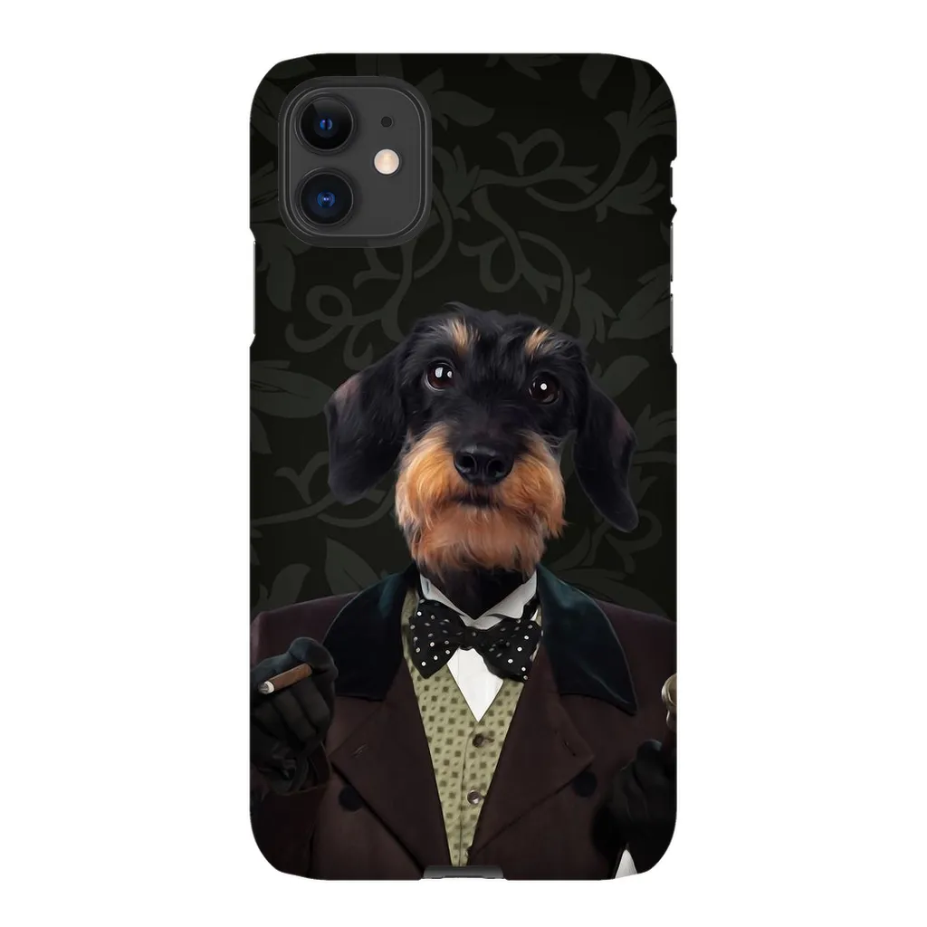 POLKA FACE CUSTOM PET PORTRAIT PHONE CASE