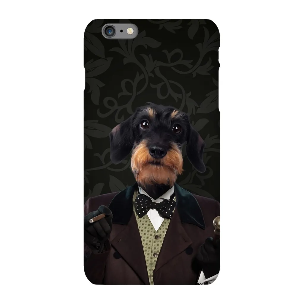 POLKA FACE CUSTOM PET PORTRAIT PHONE CASE