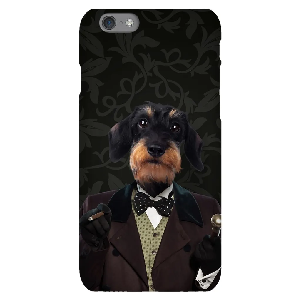 POLKA FACE CUSTOM PET PORTRAIT PHONE CASE