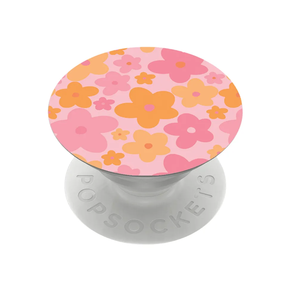 PopSocket Grip - Pink & Orange Bloom