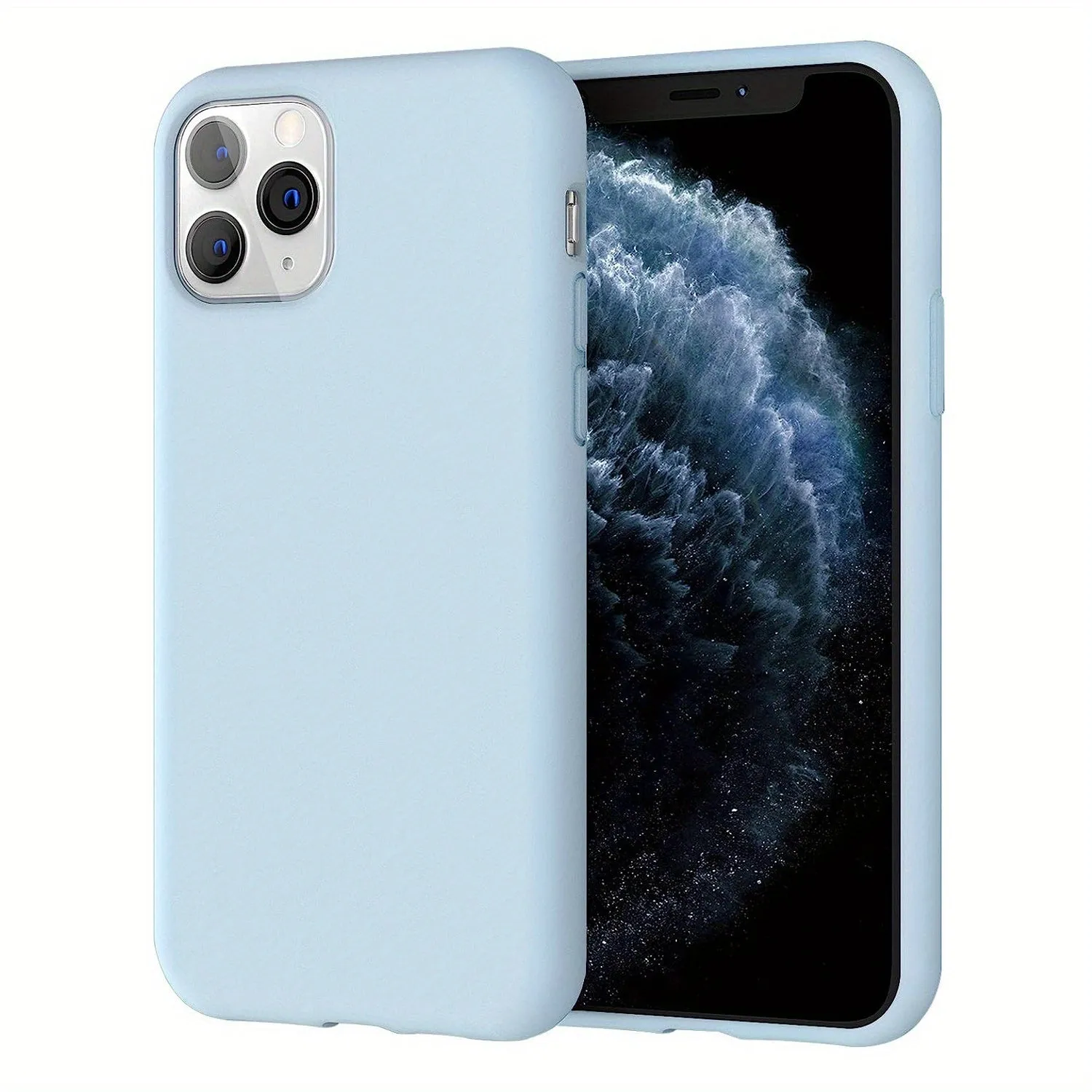 Premium Silicone Phone Case With Microfiber Lining for iPhone