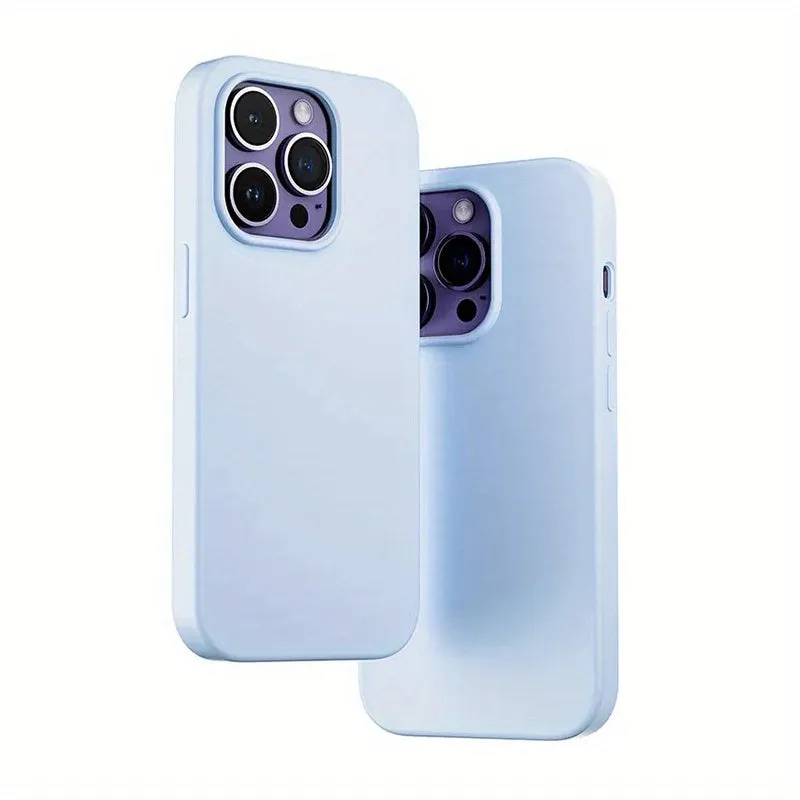 Premium Silicone Phone Case With Microfiber Lining for iPhone