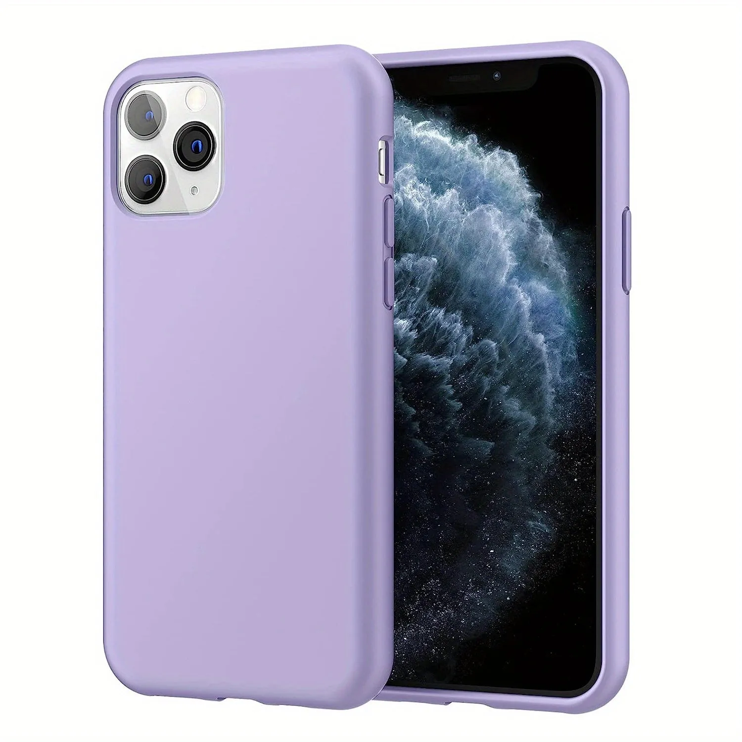 Premium Silicone Phone Case With Microfiber Lining for iPhone