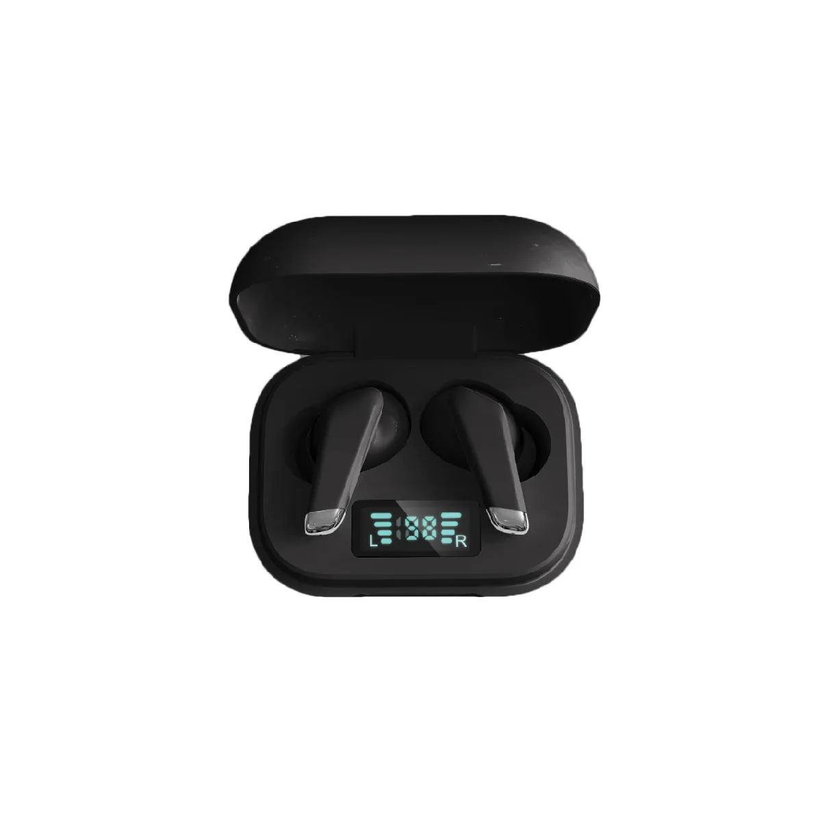 Premium TrueBuds Air True Wireless Earbuds with Charging Case and LED Battery Life Indicator