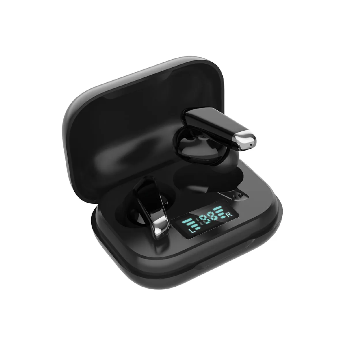 Premium TrueBuds Air True Wireless Earbuds with Charging Case and LED Battery Life Indicator