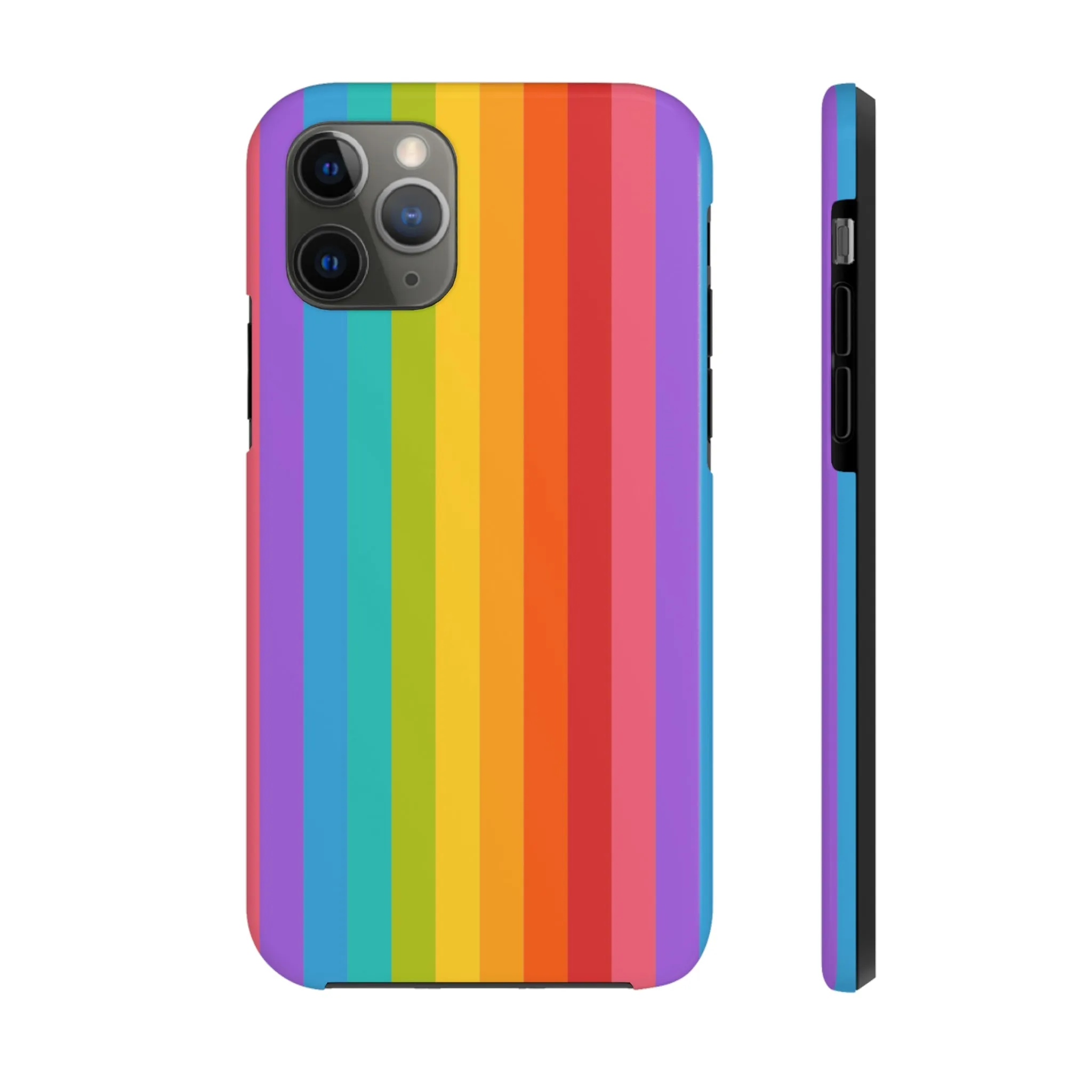 Rainbow iPhone 14 13 Pro Max Tough Case Mate, Colorful Cute Pride Aesthetic Iphone 12 11 Mini Se  X Xr Xs 8 Plus 7 6 Phone Cover Gift