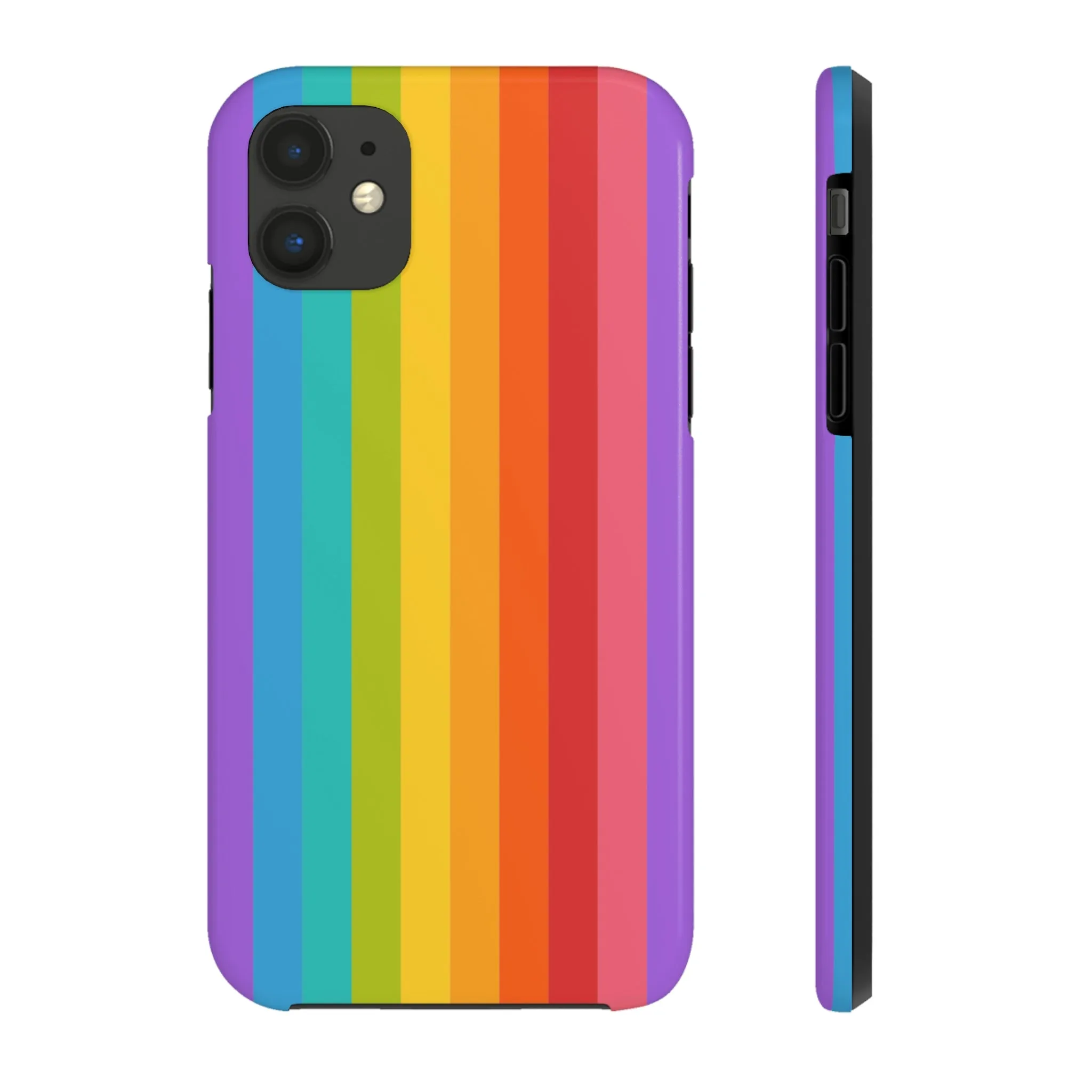 Rainbow iPhone 14 13 Pro Max Tough Case Mate, Colorful Cute Pride Aesthetic Iphone 12 11 Mini Se  X Xr Xs 8 Plus 7 6 Phone Cover Gift