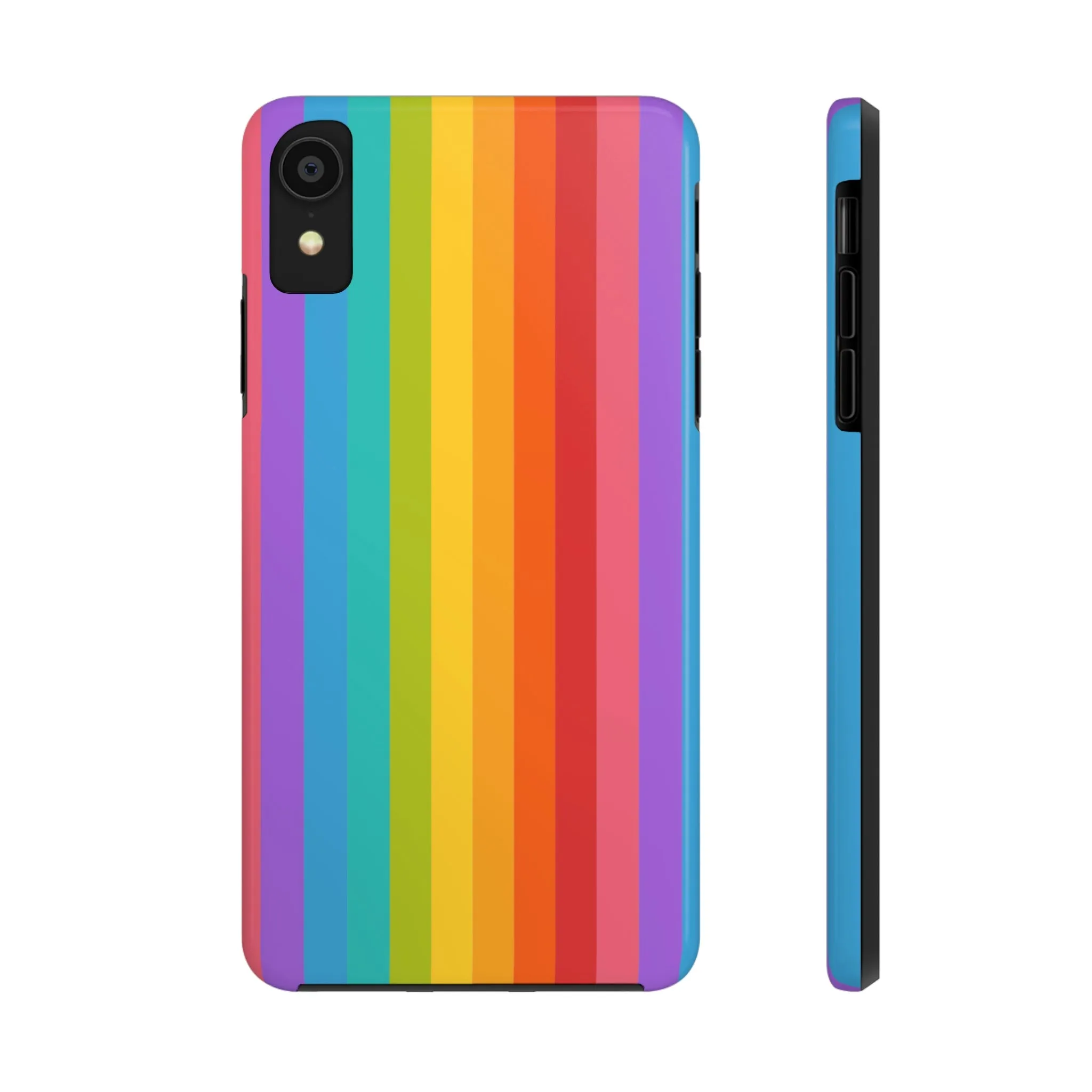 Rainbow iPhone 14 13 Pro Max Tough Case Mate, Colorful Cute Pride Aesthetic Iphone 12 11 Mini Se  X Xr Xs 8 Plus 7 6 Phone Cover Gift