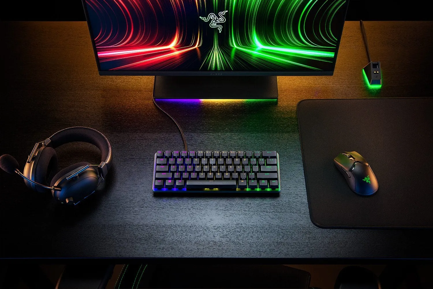 Razer Huntsman Mini Keyboard Gaming Usb Nordic Black