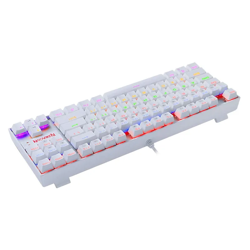 Redragon Kumara Mechanical 87 Key|Rgb Backlit Gaming Keyboard - White