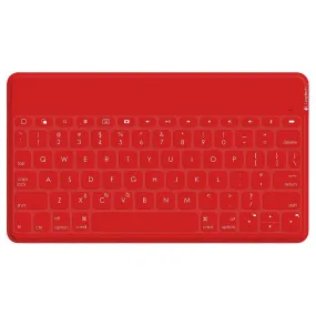 Refurbished Logitech Keys-To-Go Ultra-Portable Bluetooth Keyboard for iOS, Red