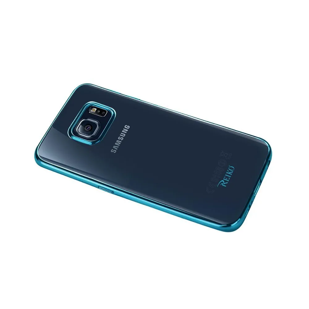 Reiko Samsung Galaxy S6 Bumper TPU Case In Shiny Blue