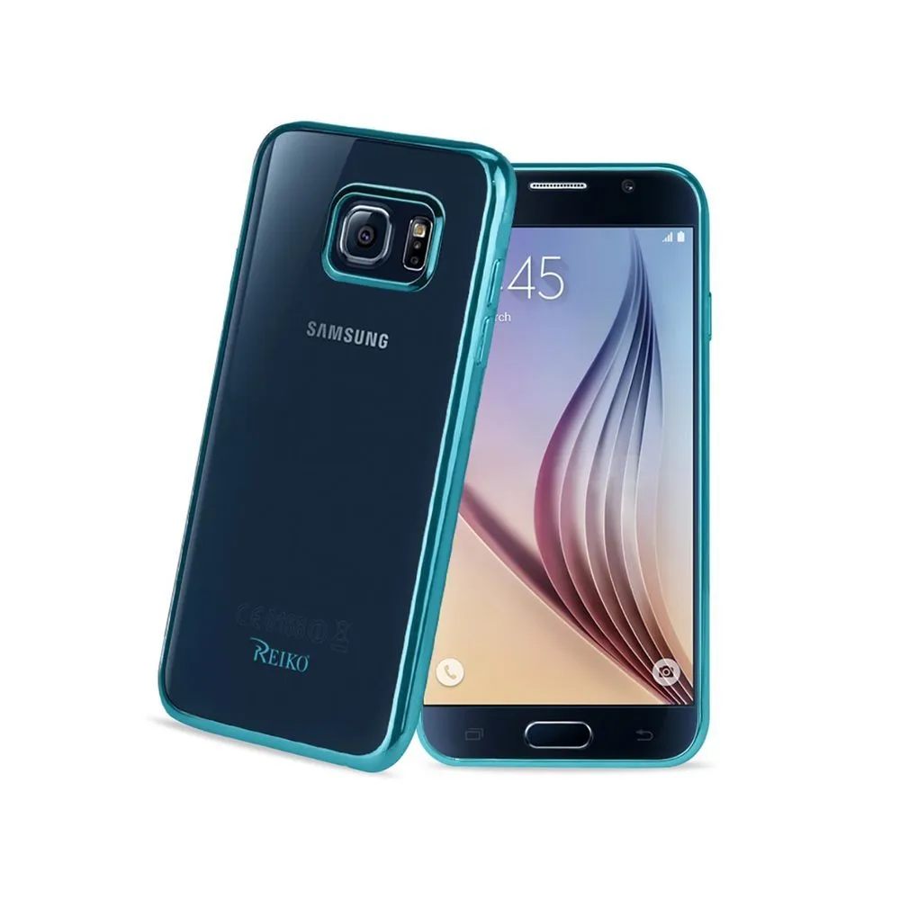 Reiko Samsung Galaxy S6 Bumper TPU Case In Shiny Blue