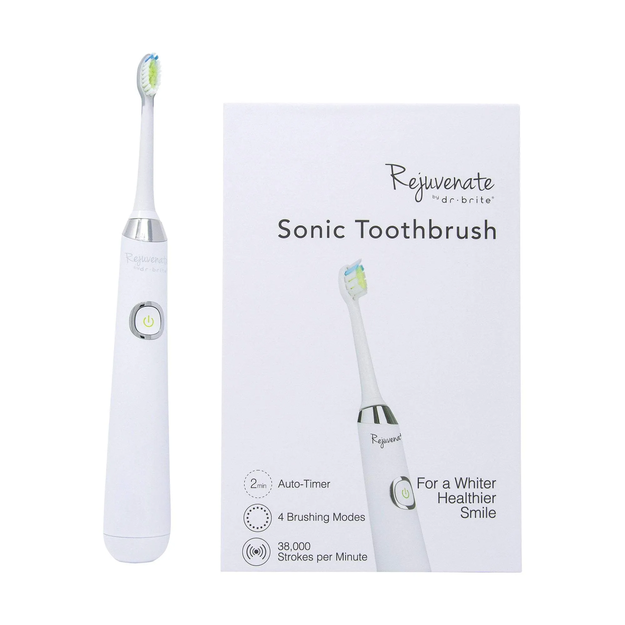 Rejuvenate by Dr. Brite Sonic Toothbrush, White