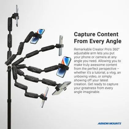 Remarkable Creator™ Pro Plus with Clamp Mount