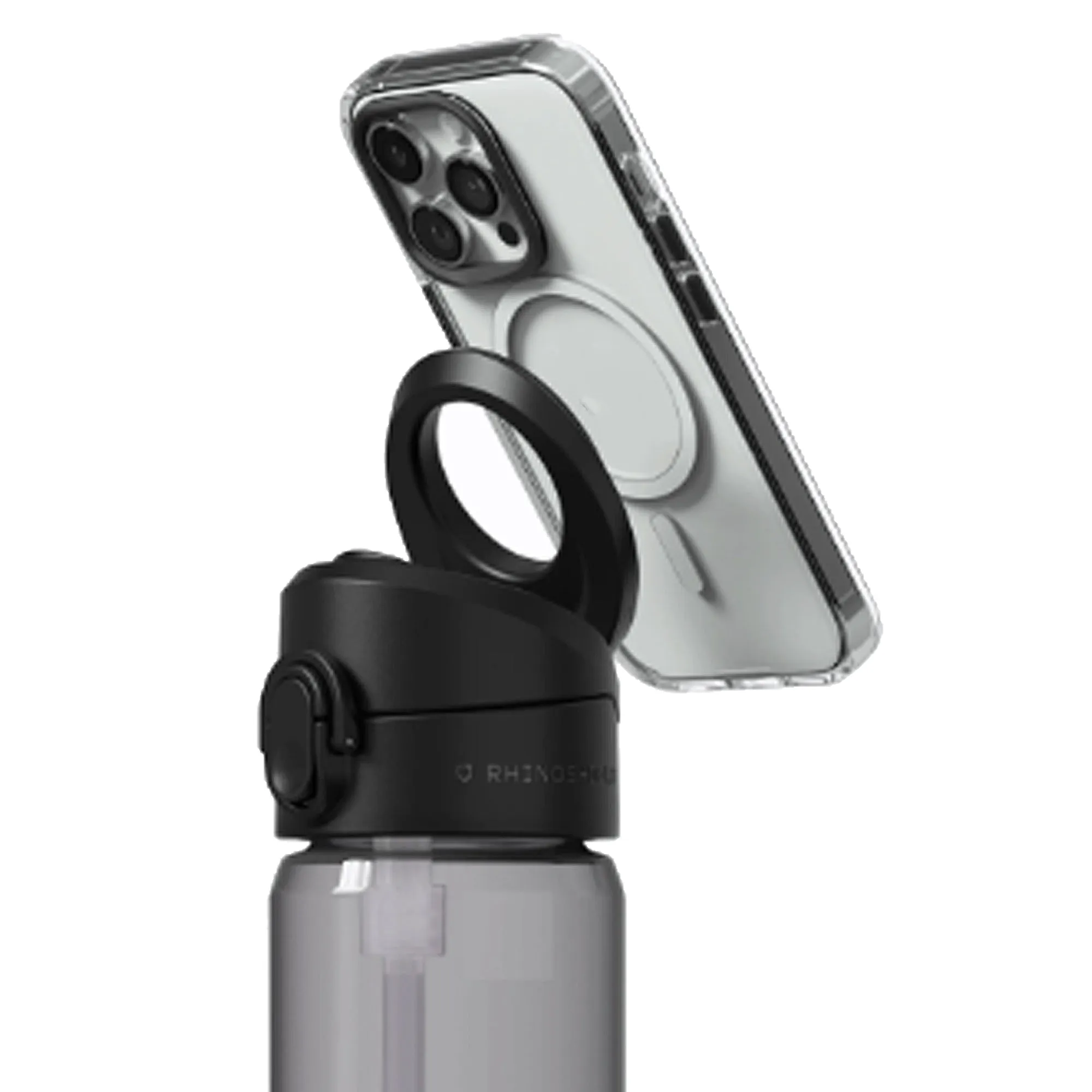 Rhinoshield AquaStand Bottle with MagSafe Compatible Phone Grip