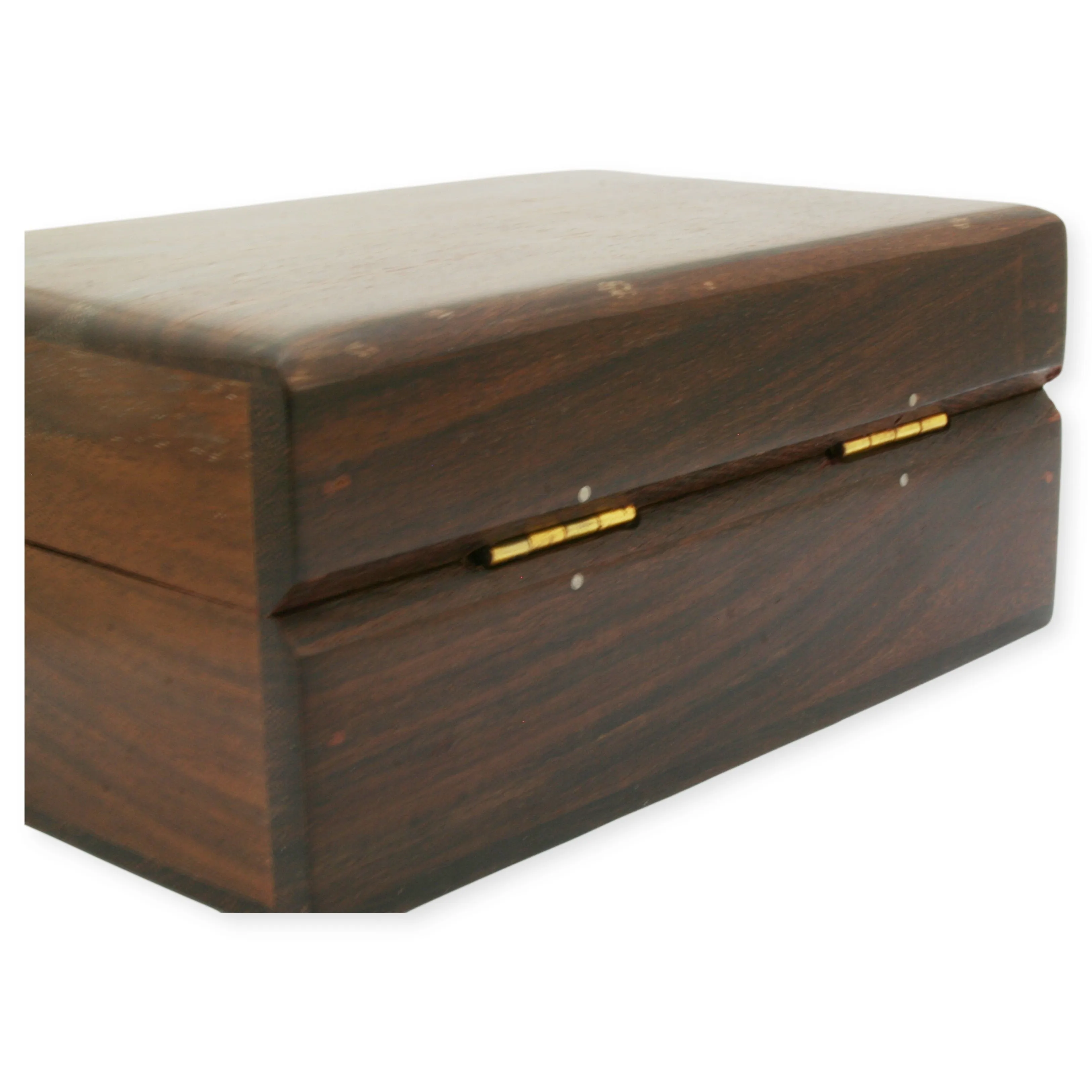 Rosewood Jewellery Storage Box With Country Motifs