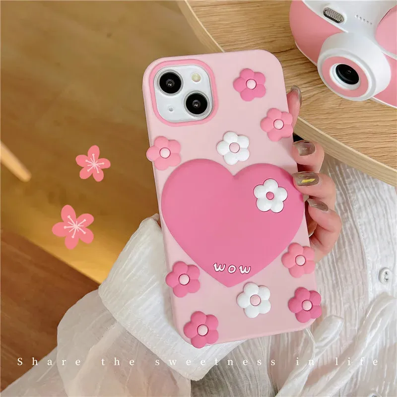 Sakura Heart iPhone Case