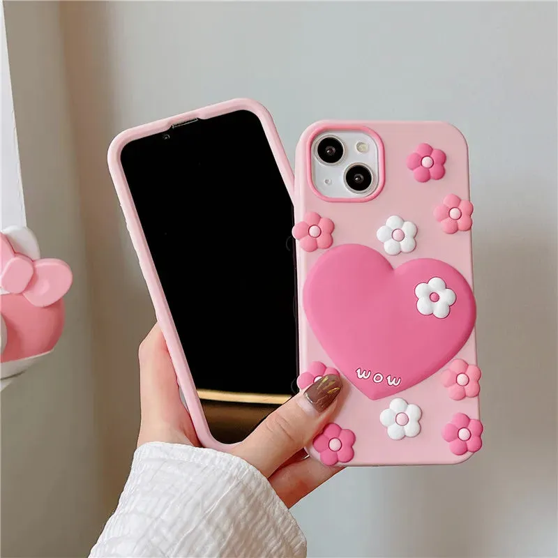 Sakura Heart iPhone Case