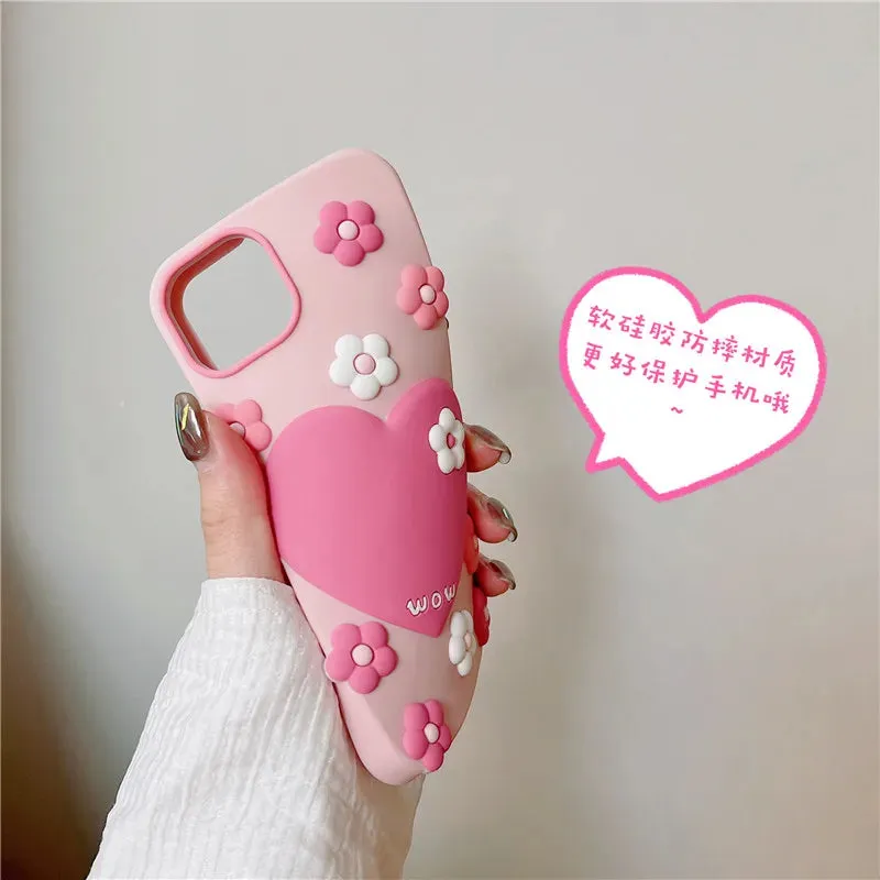 Sakura Heart iPhone Case