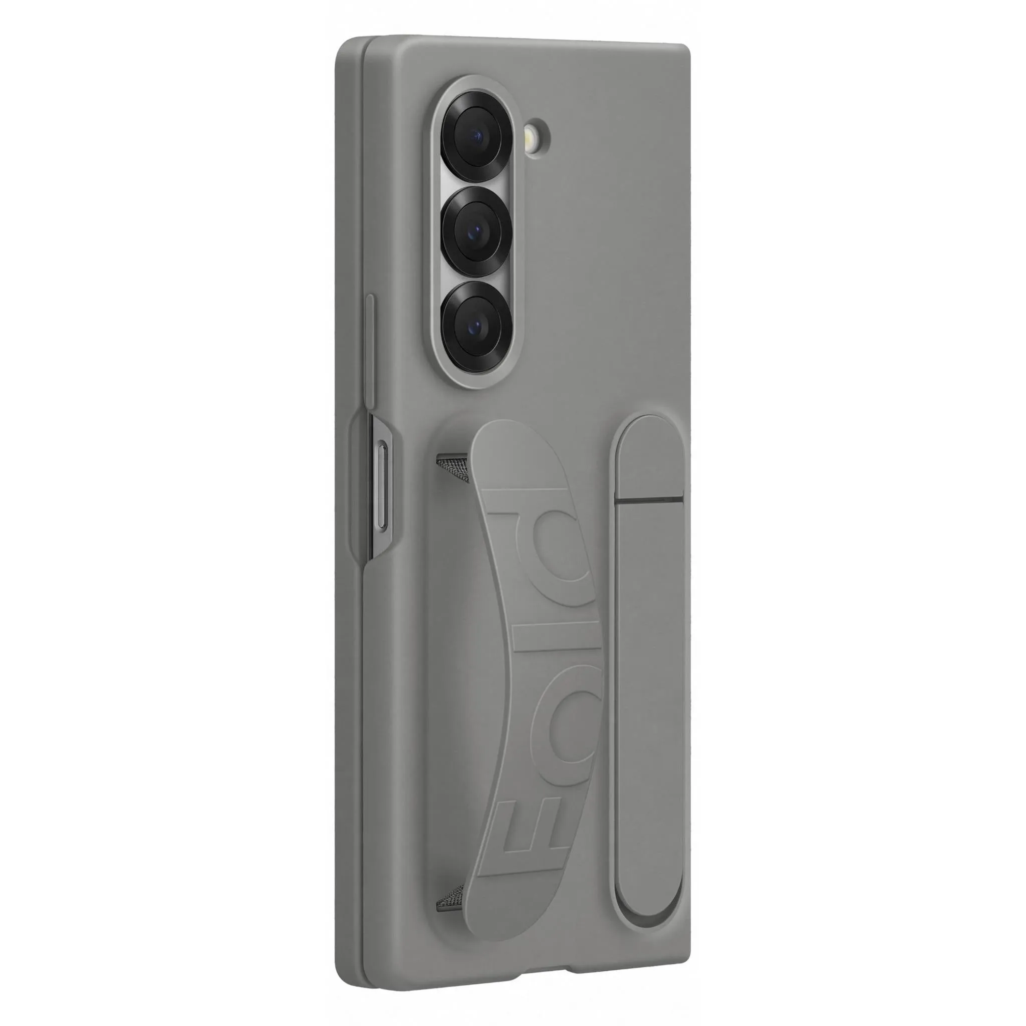 Samsung Silicone Stand Case with Grip for Galaxy Z Fold6 (Grey)