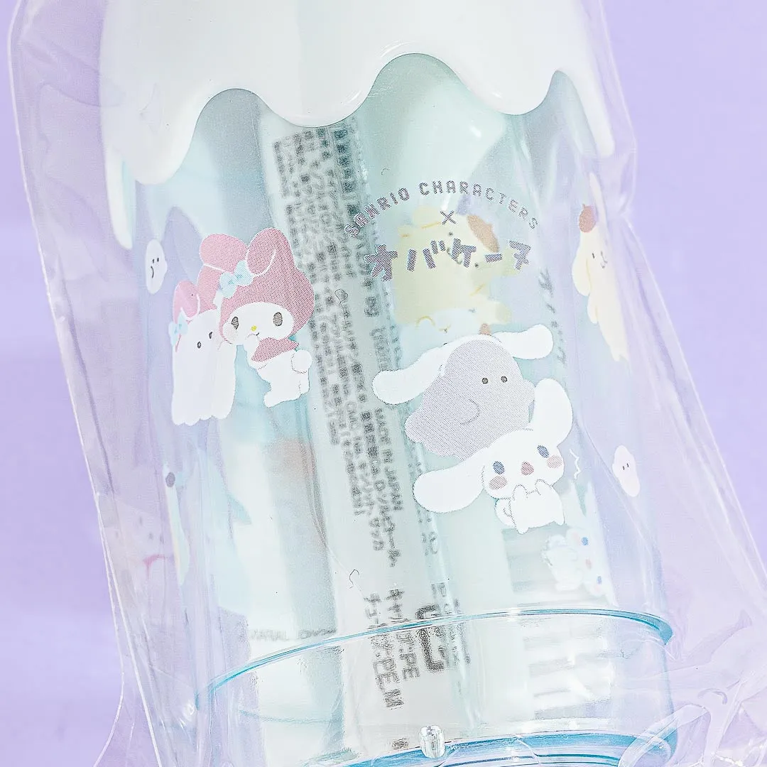 Sanrio Characters x Obakenu Twinning Milk Bottle Toothbrush Set