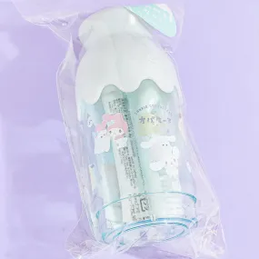 Sanrio Characters x Obakenu Twinning Milk Bottle Toothbrush Set