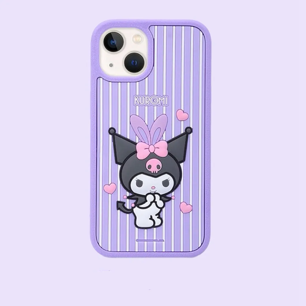 Sanrio Silicone Full Protect Phone Case | Hello Kitty My Melody Kuromi Cinnamoroll - iPhone Case 13 14 15 Pro Promax