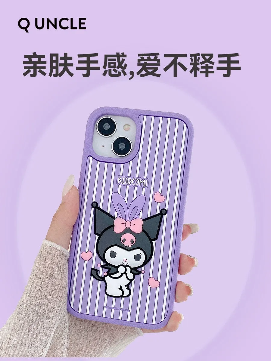 Sanrio Silicone Full Protect Phone Case | Hello Kitty My Melody Kuromi Cinnamoroll - iPhone Case 13 14 15 Pro Promax