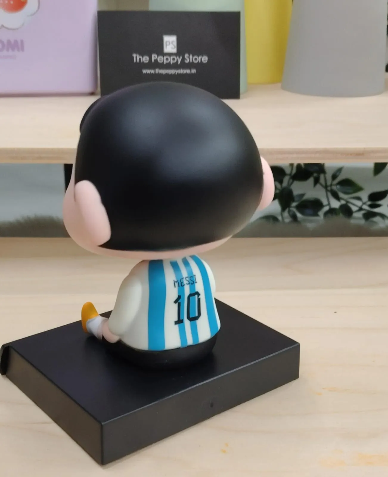 Shinchan Football Players Cosplay Version Bobblehead With Phonestand (Select From Drop Down)