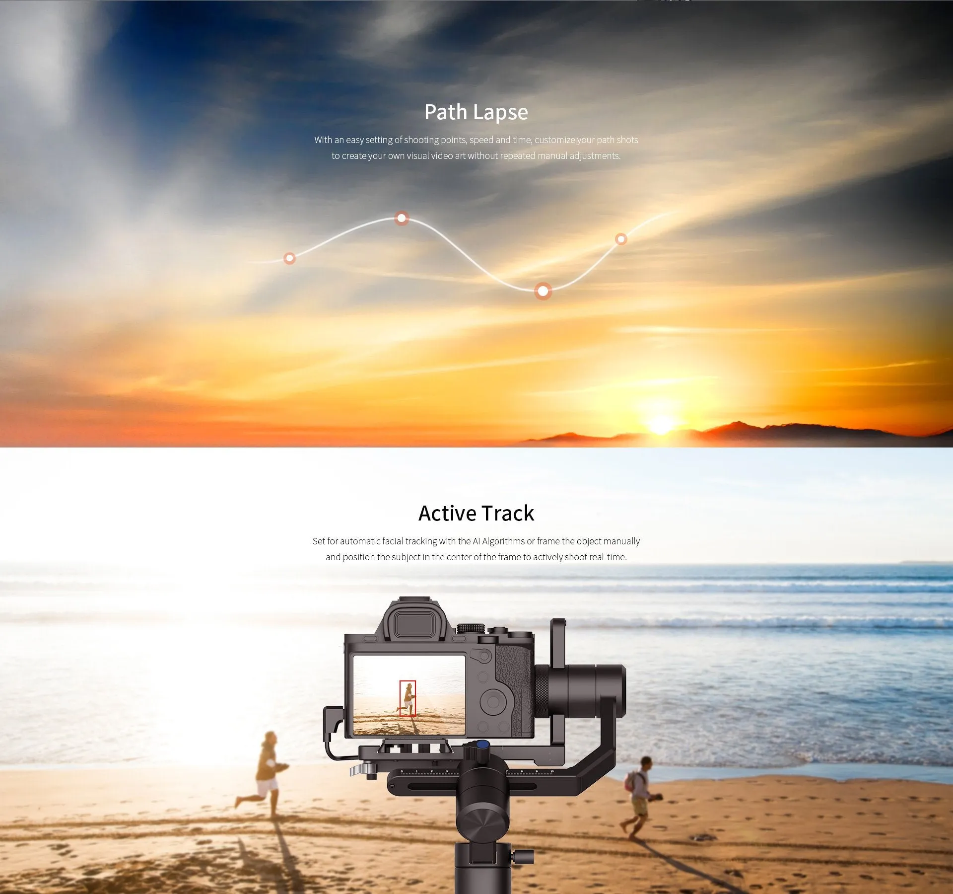 Sirui P1 Swift Gimbal for Cameras