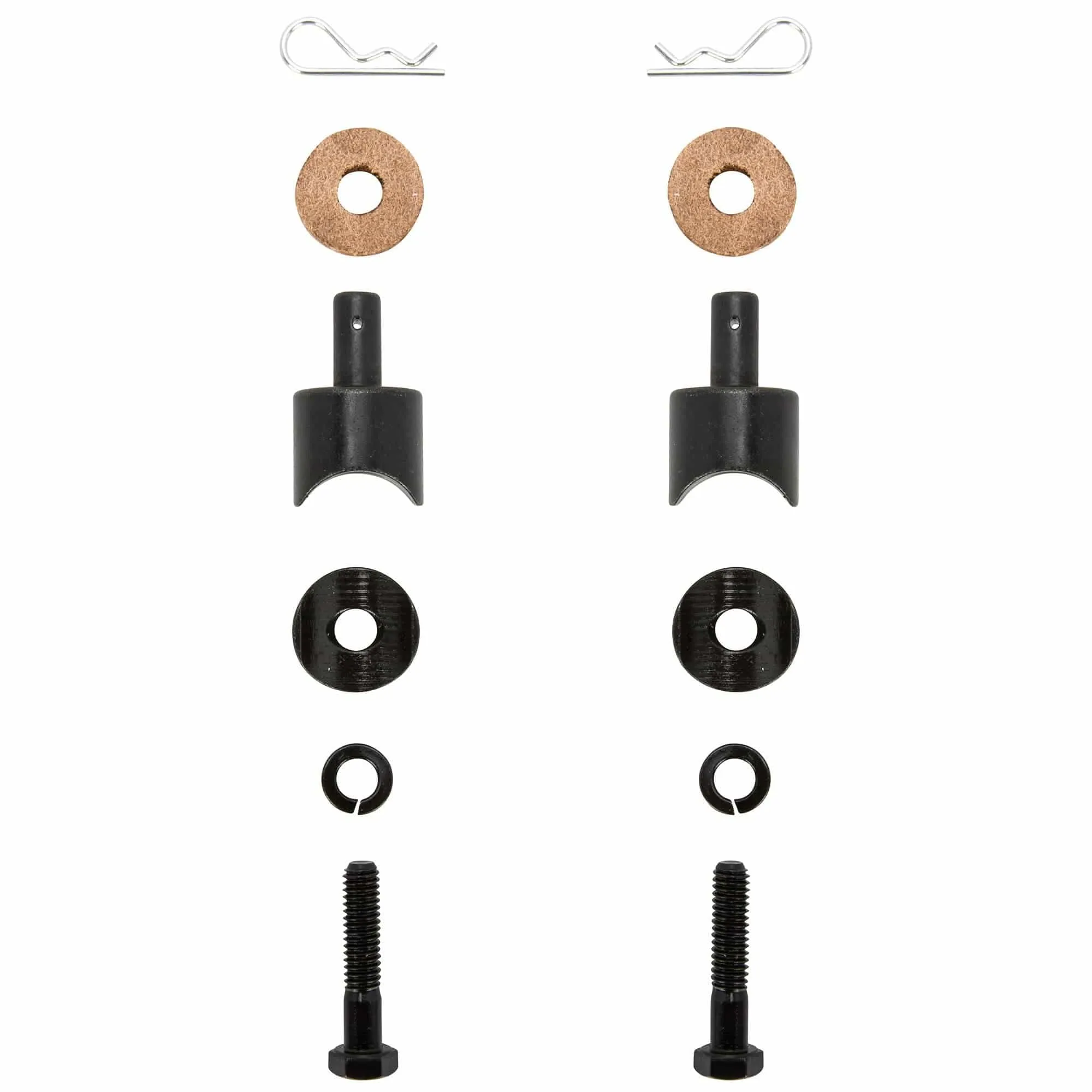 Solo Seat Bolt-On Spring Mounts - Black