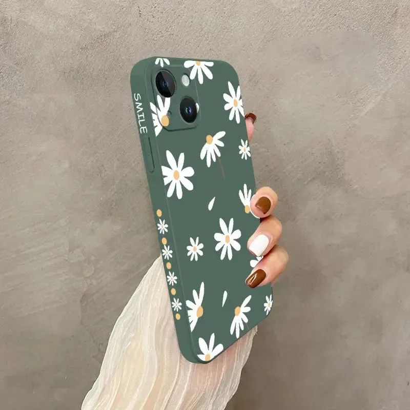 Stylish Daisy Phone Case – Slim, Protective Cover for All iPhone Models