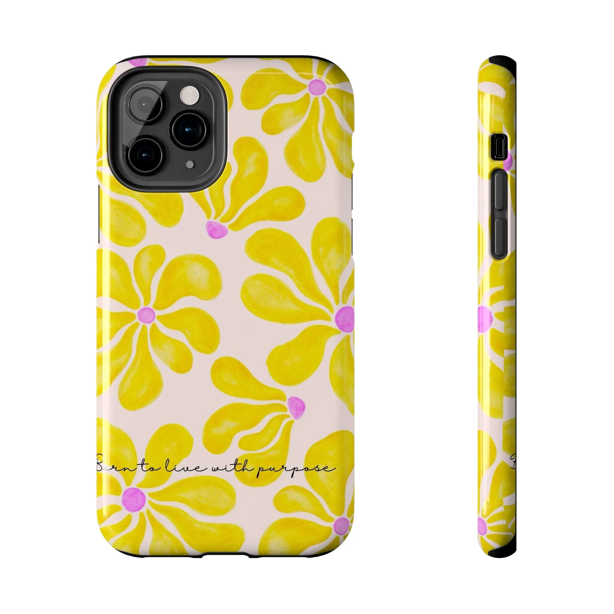 Sunshine Floral Tough iPhone Cases