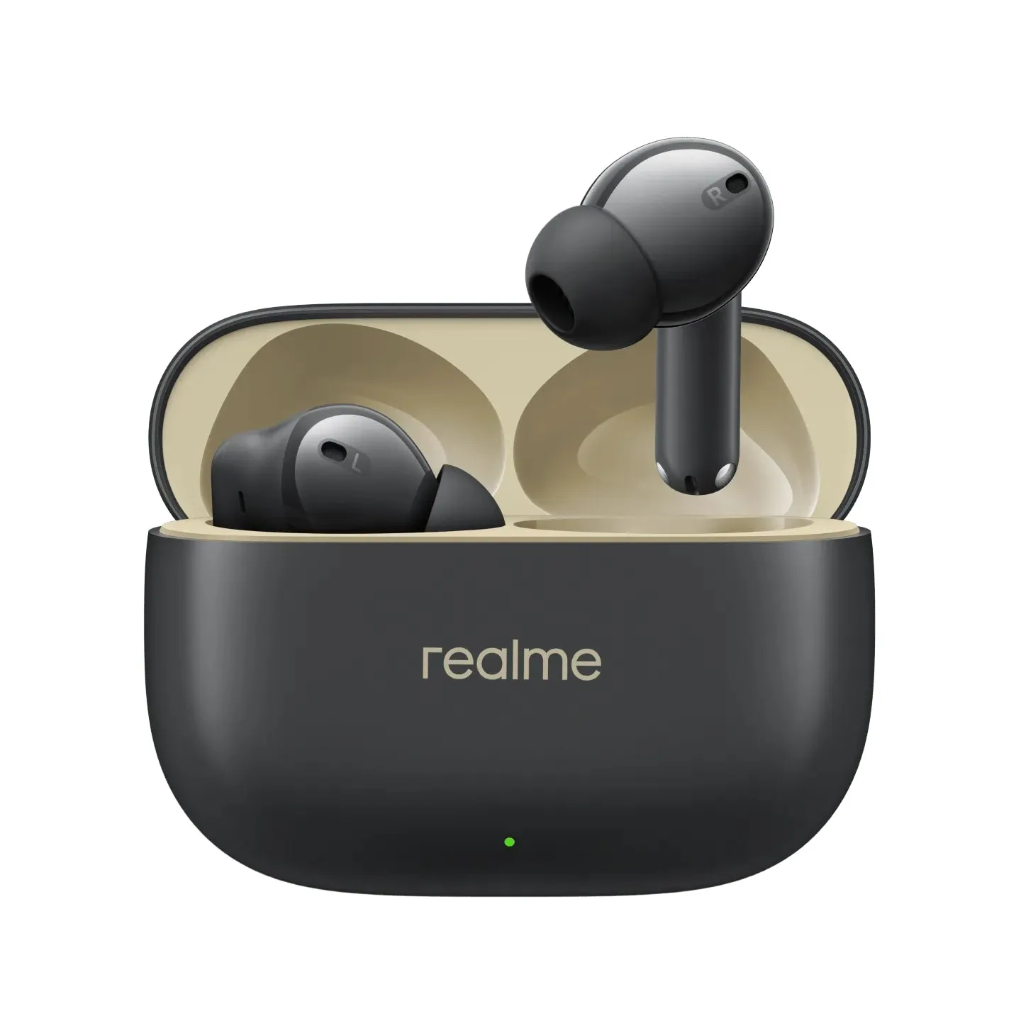 T300-Bk/Realme Buds-Wireless In-Ear Earbuds With 30Db Anc Stylish Black