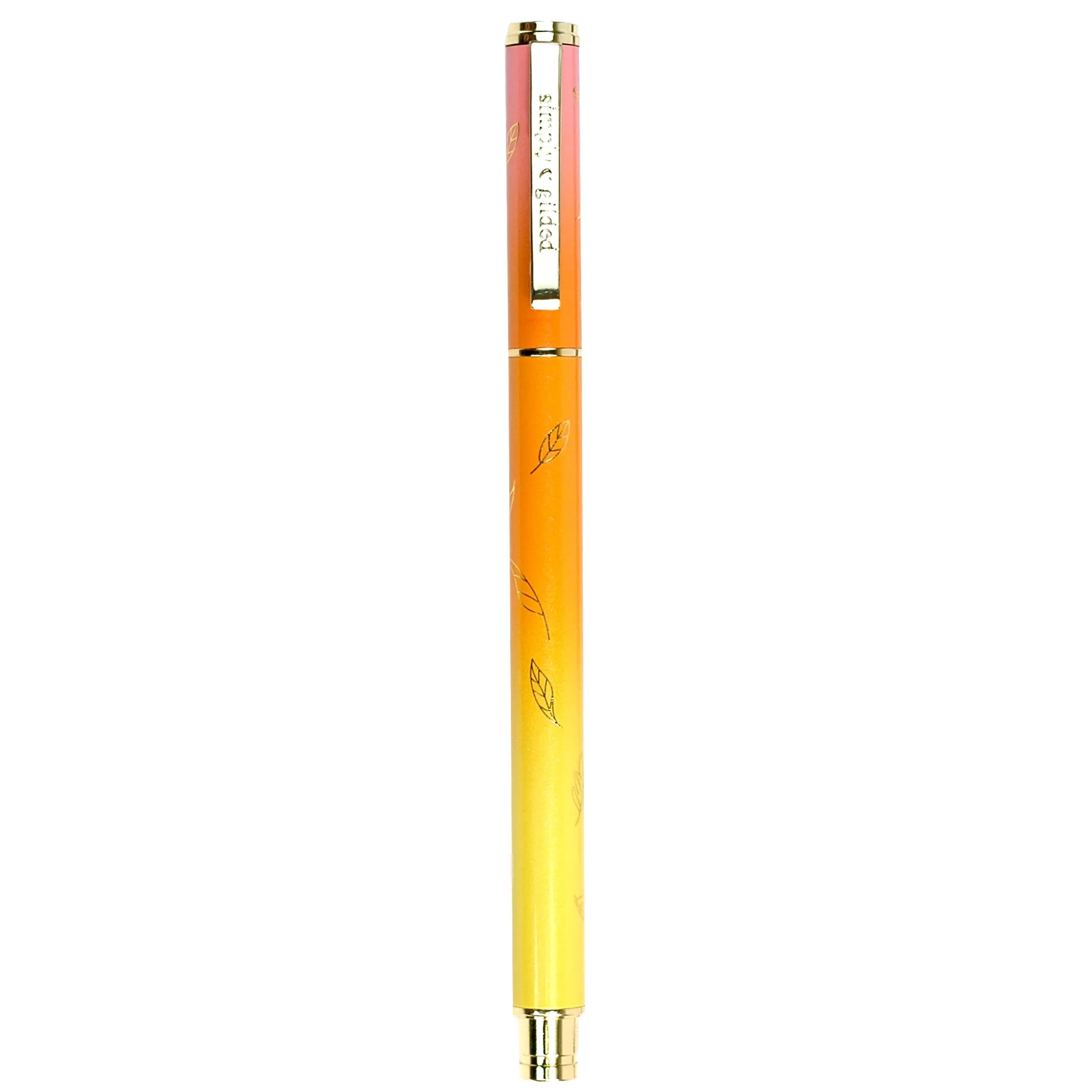 The Cascades Engraved Gel Ink Pen (light gold hardware)