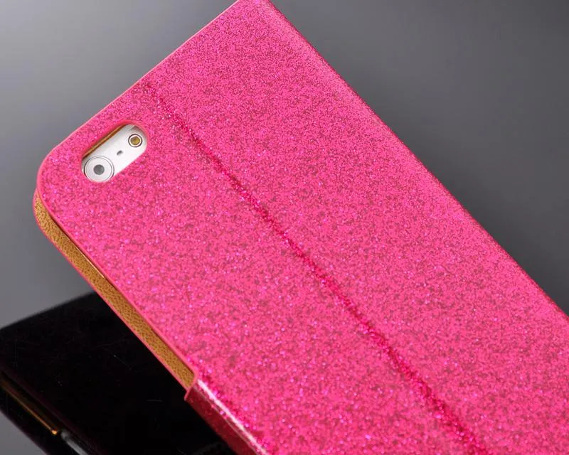 Twinkle Series iPhone 6 Plus Flip Leather Case (5.5 inches) - Magenta