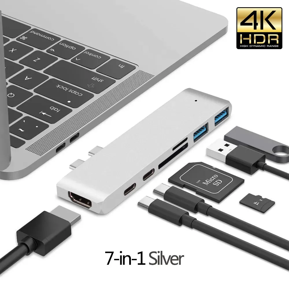 USB 3.1 Type-C Hub to HDMI Adapter 4K Thunderbolt 3 USB C Hub 3.0