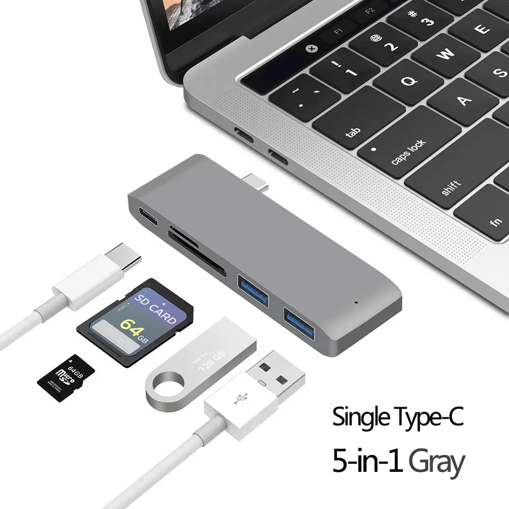 USB 3.1 Type-C Hub to HDMI Adapter 4K Thunderbolt 3 USB C Hub 3.0