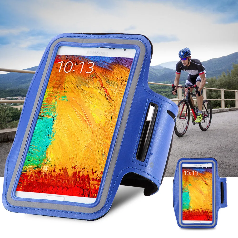 Waterproof Genernal Style PU Leather Case For Samsung Galaxy Note 1 2 3 4 N9100 Running Arm Band For Note4