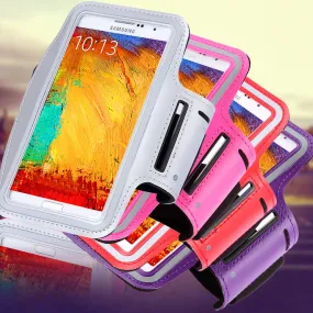 Waterproof Genernal Style PU Leather Case For Samsung Galaxy Note 1 2 3 4 N9100 Running Arm Band For Note4